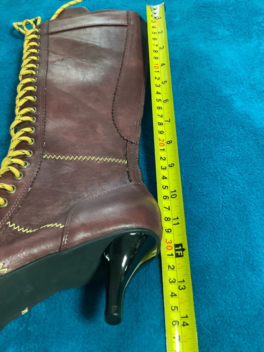 Jaded London Brooke Boxing Lace-Up Back Zip Boot - Picture 8 of 12